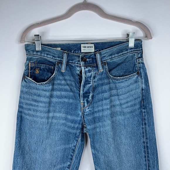 Todd Snyder Slim Fit Denim Jeans 12.05 oz Cotton Selvedge Denim Size 28 Waist - Picture 2 of 12